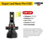 Kit 2 Super Led Nano Pro 50w 60.000lm 12v