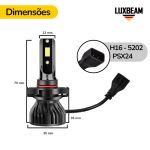 Kit 2 Super Led Nano Pro 50w 60.000lm 12v