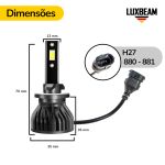 Kit 2 Super Led Nano Pro 50w 60.000lm 12v