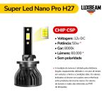 Kit 2 Super Led Nano Pro 50w 60.000lm 12v