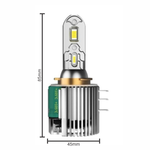 Kit 2 Lâmpada LED H15 Pro 12v 6500k