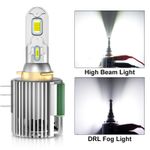 Kit 2 Lâmpada LED H15 Pro 12v 6500k