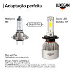 Kit 2 Super Led S6 Ultra 50w 60.000lm 12v