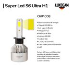 Kit 2 Super Led S6 Ultra 50w 60.000lm 12v
