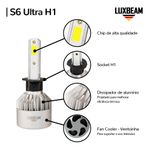 Kit 2 Super Led S6 Ultra 50w 60.000lm 12v