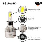 Kit 2 Super Led S6 Ultra 50w 60.000lm 12v