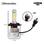 Kit 2 Super Led S6 Ultra 50w 60.000lm 12v
