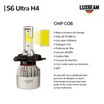 Kit 2 Super Led S6 Ultra 50w 60.000lm 12v