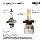 Kit 2 Super Led S6 Ultra 50w 60.000lm 12v