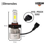 Kit 2 Super Led S6 Ultra 50w 60.000lm 12v