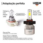 Kit 2 Super Led S6 Ultra 50w 60.000lm 12v