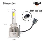Kit 2 Super Led S6 Ultra 50w 60.000lm 12v