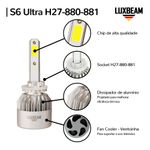 Kit 2 Super Led S6 Ultra 50w 60.000lm 12v