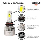 Kit 2 Super Led S6 Ultra 50w 60.000lm 12v
