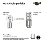 Lâmpada LED 2 Polos 13 SMD 1157 BAY15d 24v