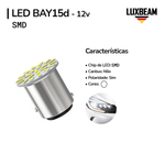 Lâmpada LED 2 Polos 22 SMD 1157 BAY15d 12v
