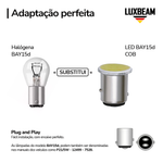 Lâmpada LED 2 Polos COB 1157 BAY15d 12v