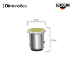 Lâmpada LED 2 Polos COB 1157 BAY15d 24v