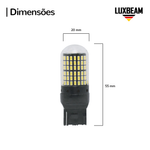 Lâmpada LED T20 1 Polo Canbus 144 SMD 12v