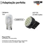 Lâmpada LED T20 2 Polos 22 SMD 12v