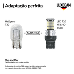 Lâmpada LED T20 2 Polos Canbus 45 SMD 12v 24v