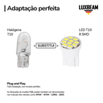 Lâmpada LED T10 8 SMD 12v