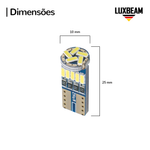 Lâmpada LED T10 Canbus 15 SMD 12v