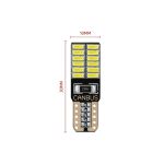 Lâmpada LED T10 Canbus 24 SMD 12v