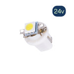 Lâmpada LED T5 1 SMD Base B8.5 D 24v