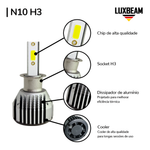 Kit 2 Super Led N10 50w 60.000lm 12v