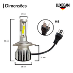 Kit 2 Super Led N10 50w 60.000lm 12v