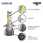 Kit 2 Super Led N10 50w 60.000lm 12v