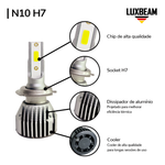 Kit 2 Super Led N10 50w 60.000lm 12v