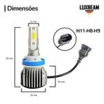 Kit 2 Super Led N10 50w 60.000lm 12v