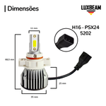 Kit 2 Super Led N10 50w 60.000lm 12v