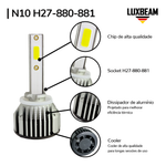 Kit 2 Super Led N10 50w 60.000lm 12v