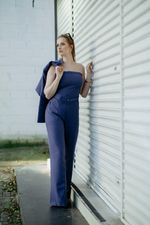 MACACÃO FERNANDA - AZUL JEANS