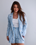 BLAZER LINHO ANTÔNIA - LISTRADO AZUL