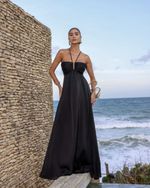 VESTIDO LONGO RAVENNA - PRETO 