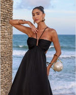 VESTIDO LONGO RAVENNA - PRETO 
