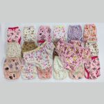 Kit Atacado 20 Calcinhas Infantis Nina 100% Algodão – Melhor Valor por Unidade