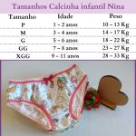 Kit Atacado 20 Calcinhas Infantis Nina 100% Algodão – Melhor Valor por Unidade
