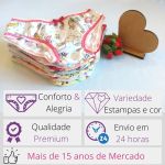 Kit Atacado 20 Calcinhas Infantis Nina 100% Algodão – Melhor Valor por Unidade