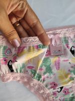  Kit atac. 20 un - Calcinha infantil Belle - Algodão com acabamentos de rendinha 