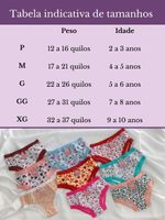  Kit atac. 20 un - Calcinha infantil Belle - Algodão com acabamentos de rendinha 