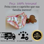 Calcinha Infantil Nina - Algodão com estampas