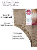 20030 - Calcinha redutora S/Costura Selene
