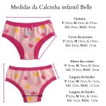 Calcinha infantil extra macia com rendinha - kit 6 un