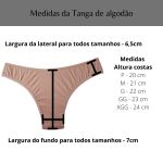 Kit 8 Calcinhas algodão puro antialérgicas ideais para dia a dia 