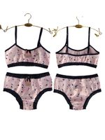 Conjunto de calcinha e top infantil Belinha - kit 3 un